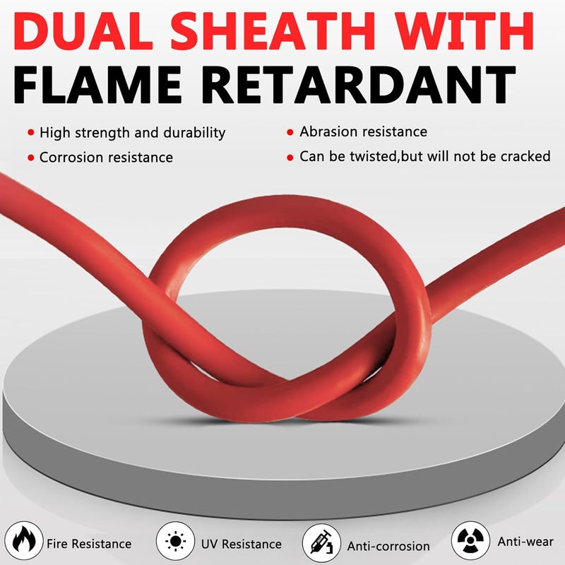 Vansdon 2x30 Feet Solar Panel Extension Cable- 10AWG Solar Cable Solar Panel Cable with Female and Male Waterproof Connectors for RV, Photovoltaic Systems - Image 3